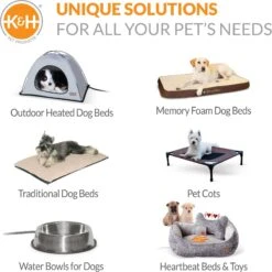 K&H Pet Products Thermo-Snuggly Sleeper Heated Dog Bed -Dog Supplies 72233 PT8. AC SS1800 V1698865456