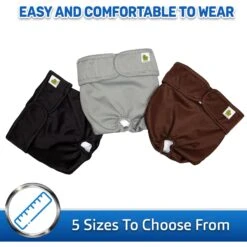 Pet Magasin Reusable Washable Dog Diapers, 3 Count 10 Pet Magasin Reusable Washable Dog Diapers, 3 Count -Dog Supplies 731334 PT2. AC SS1800 V1671726600
