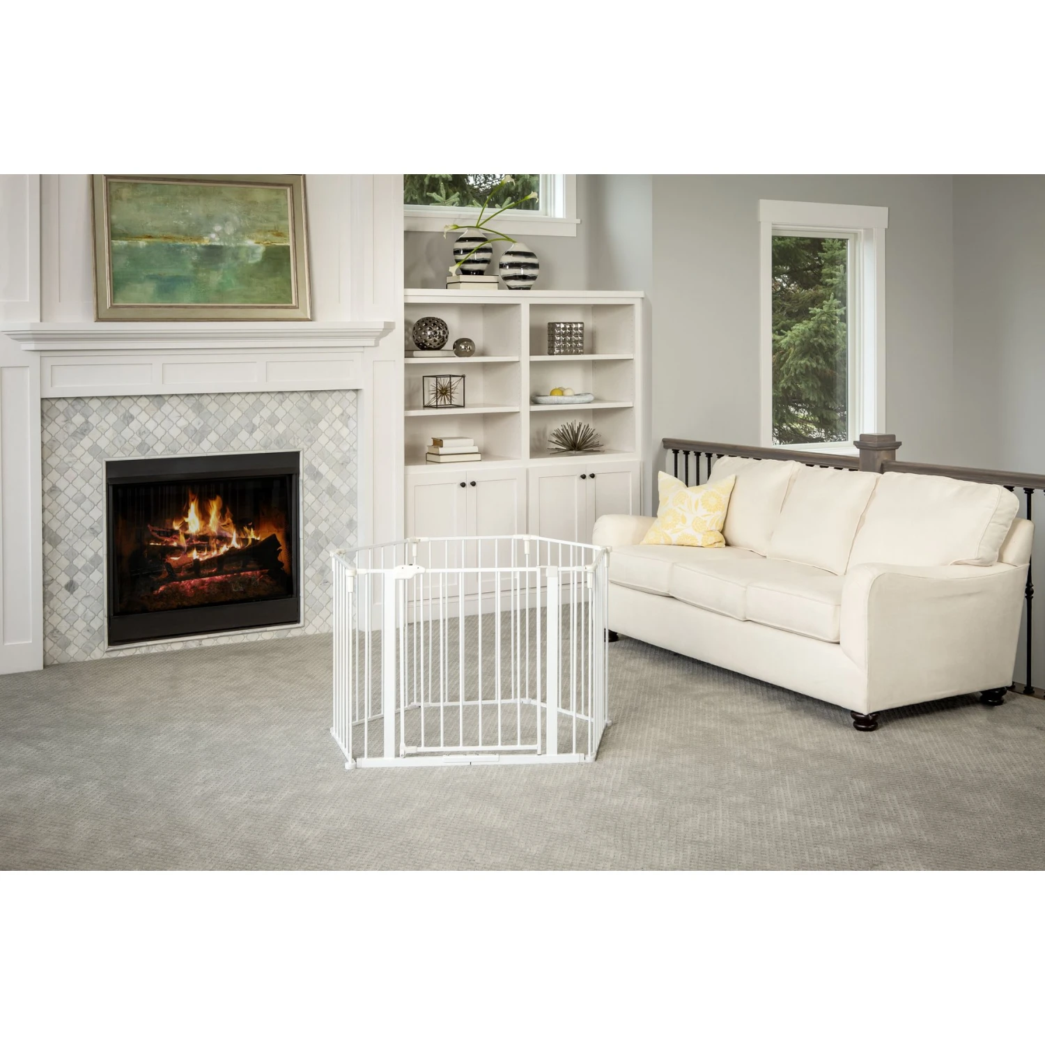 Regalo Pet Products 6 Panel Super Wide Dog Gate & Dog Play Yard 4 Regalo Pet Products 6 Panel Super Wide Dog Gate & Dog Play Yard - Image 2