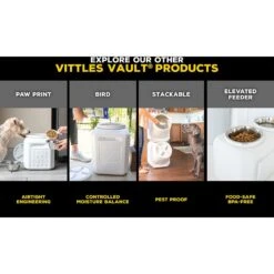 Gamma2 Vittles Vault Pet Food Storage -Dog Supplies 73476 PT4. AC SS1800 V1445890018