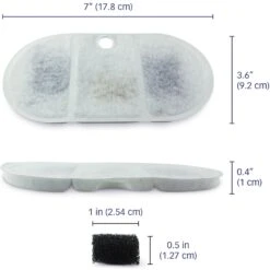 Pet Standard PETLIBRO BPA-Free Capsule Pet Water Fountain Replacement Filter, 71-oz, 12-pack -Dog Supplies 738830 PT2. AC SS1800 V1675278809