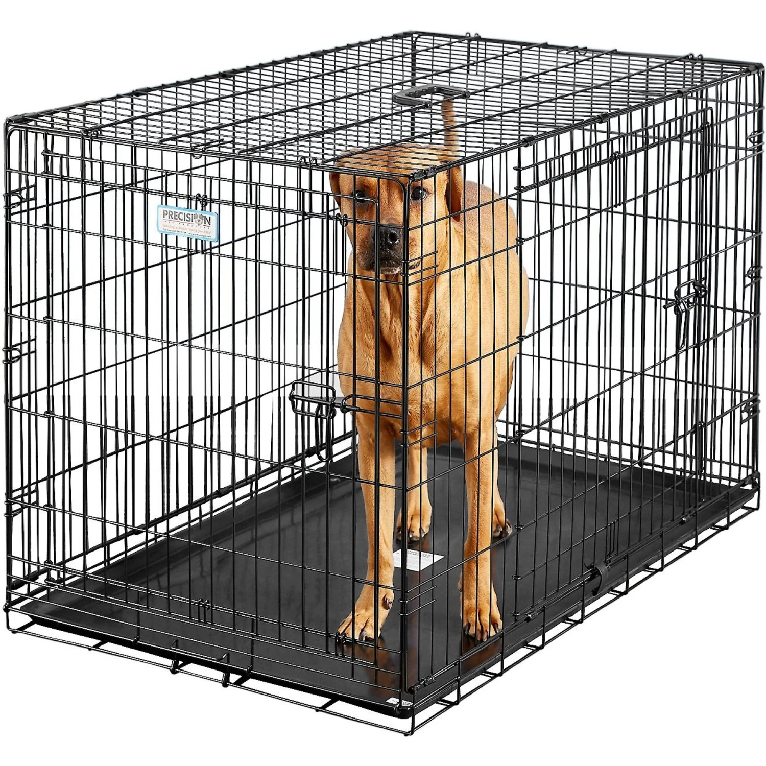 Precision Pet Products Provalu Double Door Collapsible Wire Dog Crate 6 Precision Pet Products Provalu Double Door Collapsible Wire Dog Crate - Image 4