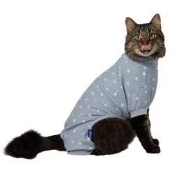 Frisco Cozy Waffle Knit Dog & Cat PJs, Starry Night -Dog Supplies 743134 PT2. AC SS1800 V1692195415