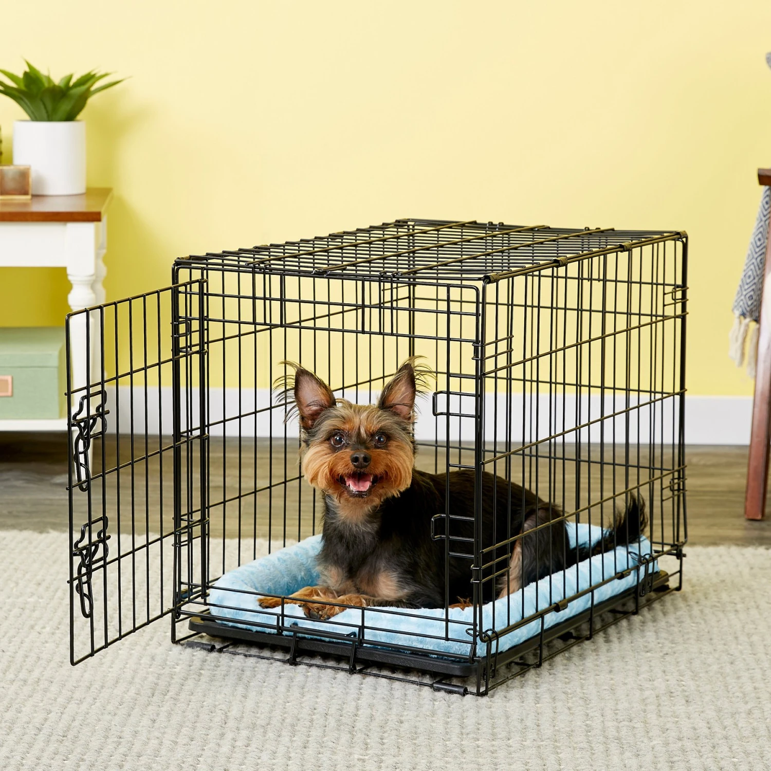 MidWest Quiet Time Fashion Plush Bolster Dog Crate Mat 5 MidWest Quiet Time Fashion Plush Bolster Dog Crate Mat - Image 3
