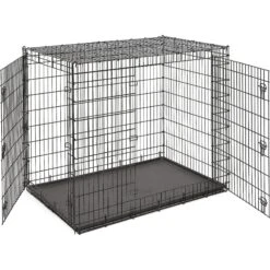 MidWest Solutions Series XX-Large Heavy Duty Double Door Wire Dog Crate, 54 Inch -Dog Supplies 74373 PT3. AC SS1800 V1569015444