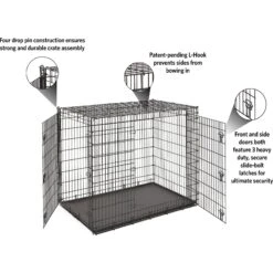 MidWest Solutions Series XX-Large Heavy Duty Double Door Wire Dog Crate, 54 Inch -Dog Supplies 74373 PT5. AC SS1800 V1562173690