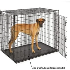 MidWest Solutions Series XX-Large Heavy Duty Double Door Wire Dog Crate, 54 Inch -Dog Supplies 74373 PT6. AC SS1800 V1562173647