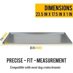 KOPEKS Heavy Duty Multipurpose Steel Replacement Pet Crate Tray 11 KOPEKS Heavy Duty Multipurpose Steel Replacement Pet Crate Tray -Dog Supplies 758502 PT3. AC SS1800 V1674494918