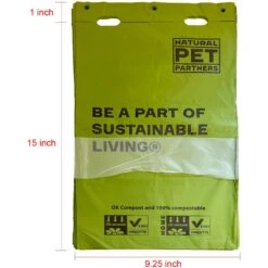 Natural Pet Partners Commercial Compostable Bulk Flat Header Pull-Strap Dog Waste Bags, 3,200 Count -Dog Supplies 769158 PT4. AC SS1800 V1687961804