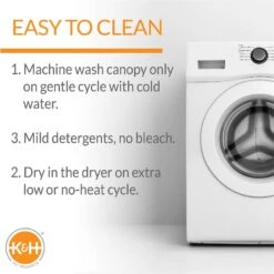 K&H Pet Products Canopy Add On For Elevated Dog Bed -Dog Supplies 78461 PT3. AC SS1800 V1624631577