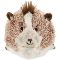 Outward Hound Jumbros Guinea Pig Grunting Ball Dog Toy, Brown, Medium