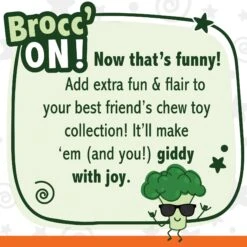 Nylabone Power Chew Broccoli Dog Toy Bacon Cheese -Dog Supplies 794758 PT5. AC SS1800 V1679083516