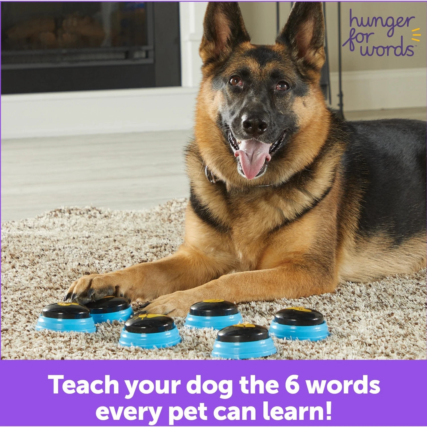 Hunger For Words Talking Pet Essential Words Dog Toy 7 Hunger For Words Talking Pet Essential Words Dog Toy - Image 5