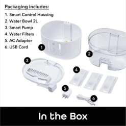 Geeni PetConnect UV Sterilized Circulating Water Smart Dog & Cat Fountain, 2-L 16 Geeni PetConnect UV Sterilized Circulating Water Smart Dog & Cat Fountain, 2-L -Dog Supplies 811790 PT6. AC SS1800 V1688759865