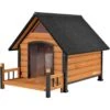 Aivituvin Strong Iron Frame Outdoor Dog House With Porch, Small -Dog Supplies 812766 MAIN. AC SS1800 V1679591962