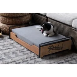 ZooVilla Country Crate Dog Bed, Brown, Medium -Dog Supplies 823998 PT2. AC SS1800 V1683560585
