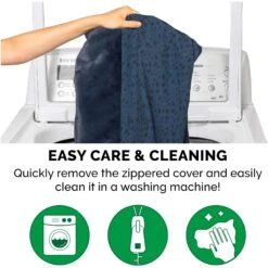 FurHaven Plush Fur & Almond Print Orthopedic Deluxe L-Chaise Sofa Cat & Dog Bed -Dog Supplies 824582 PT8. AC SS1800 V1703798161