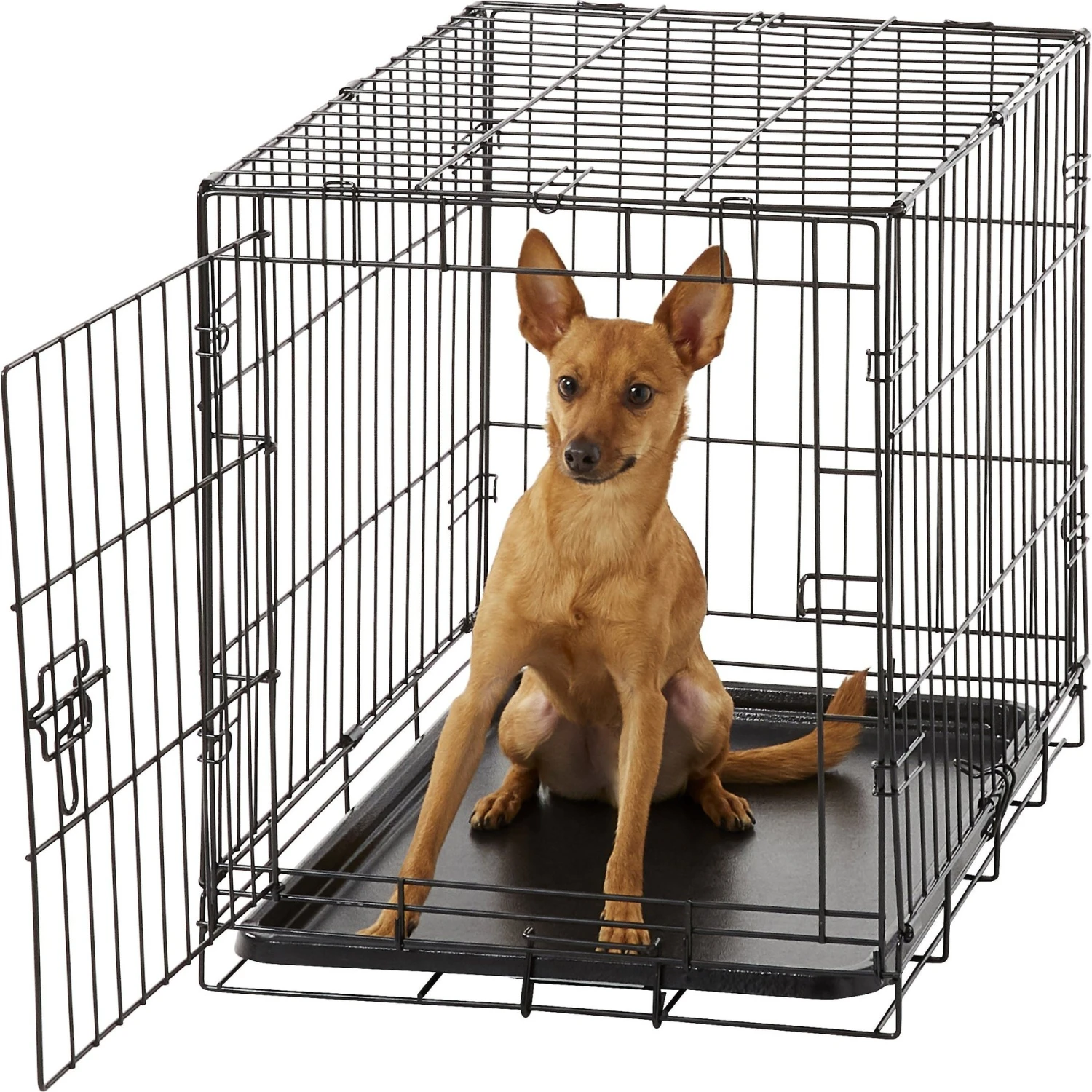 Carlson Pet Products Secure & Compact Single Door Collapsible Wire Dog Crate 6 Carlson Pet Products Secure & Compact Single Door Collapsible Wire Dog Crate - Image 4