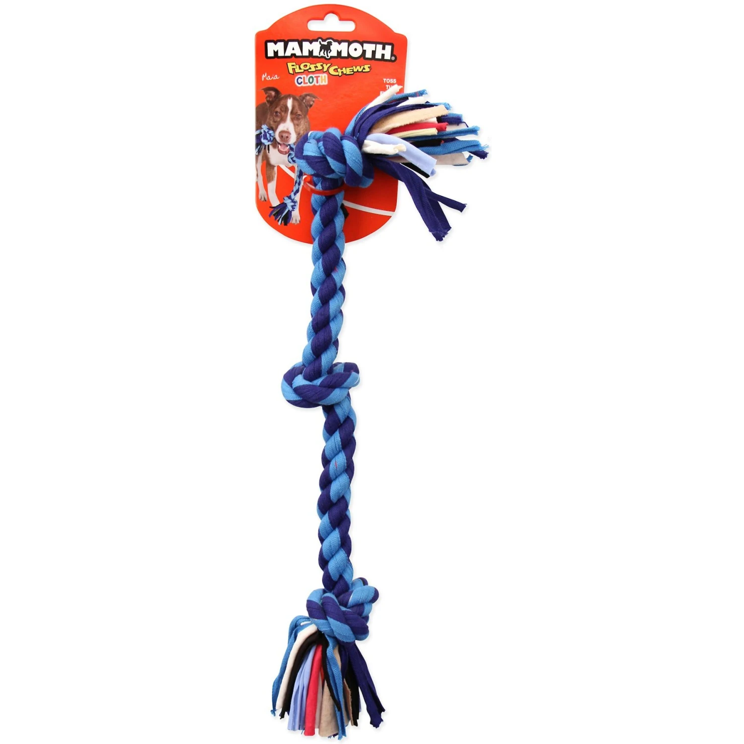 Mammoth Cloth Rope Tug For Dogs, Color Varies 6 Mammoth Cloth Rope Tug For Dogs, Color Varies - Image 4