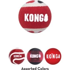 KONG Signature Balls Dog Toy, 4 Count 9 KONG Signature Balls Dog Toy, 4 Count -Dog Supplies 841670 PT3. AC SS1800 V1682442763