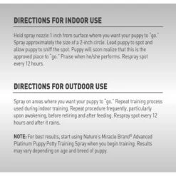 Nature's Miracle House-Breaking Potty Training Spray -Dog Supplies 846126 PT2. AC SS1800 V1701115838