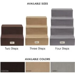 Friends Forever Milo 4-Step Non-Slip Small Dog & Cat Stairs -Dog Supplies 851478 PT6. AC SS1800 V1683836297