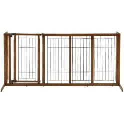 Richell Deluxe Freestanding Gate With Door For Dogs & Cats 10 Richell Deluxe Freestanding Gate With Door For Dogs & Cats -Dog Supplies 85211 PT2. AC SS1800 V1569016071