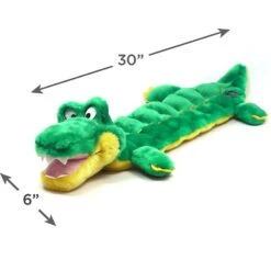 Outward Hound Squeaker Matz Gator Plush Dog Toy -Dog Supplies 85919 PT4. AC SS1800 V1636508516