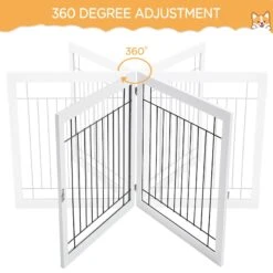 Yaheetech 6-Panel Foldable Wire Dog Gate 17 Yaheetech 6-Panel Foldable Wire Dog Gate -Dog Supplies 871606 PT6. AC SS1800 V1686078424