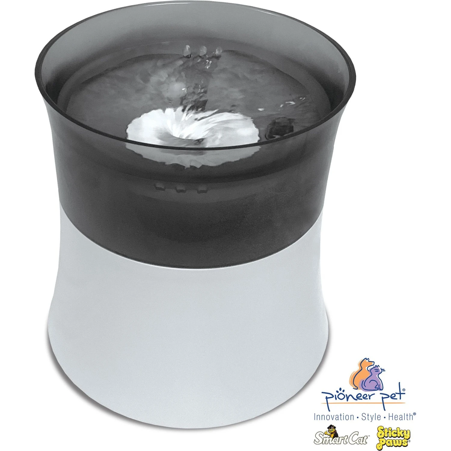 Pioneer Pet Vortex Elevated Drinking Dog Fountain, Gray, Medium 3 Pioneer Pet Vortex Elevated Drinking Dog Fountain, Gray, Medium