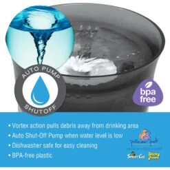 Pioneer Pet Vortex Elevated Drinking Dog Fountain, Gray, Medium 13 Pioneer Pet Vortex Elevated Drinking Dog Fountain, Gray, Medium -Dog Supplies 873118 PT5. AC SS1800 V1686332015