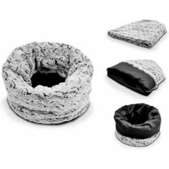 P.L.A.Y. Pet Lifestyle And You Snuggle Covered/Bolster Cat & Dog Bed -Dog Supplies 88378 PT2. AC SS1800 V1566315761