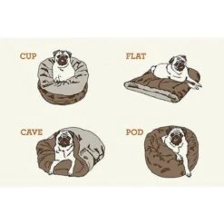 P.L.A.Y. Pet Lifestyle And You Snuggle Covered/Bolster Cat & Dog Bed -Dog Supplies 88378 PT4. AC SS1800 V1566315813