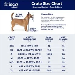 Frisco Fold & Carry Double Door Collapsible Wire Dog Crate 11 Frisco Fold & Carry Double Door Collapsible Wire Dog Crate -Dog Supplies 88789 PT2. AC SS1800 V1667228179