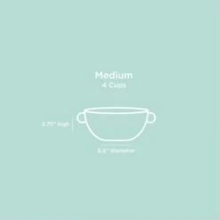 Waggo Bobble Ceramic Cat & Dog Bowl, Medium -Dog Supplies 889206 PT3. AC SS1800 V1698437623