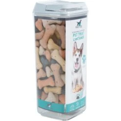 Pounce + Fetch 1.70-L Square Dog & Cat Food Storage Container -Dog Supplies 891062 PT3. AC SS1800 V1687355978