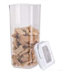 Pounce + Fetch 1.70-L Square Dog & Cat Food Storage Container -Dog Supplies 891062 PT4. AC SS1800 V1687355980