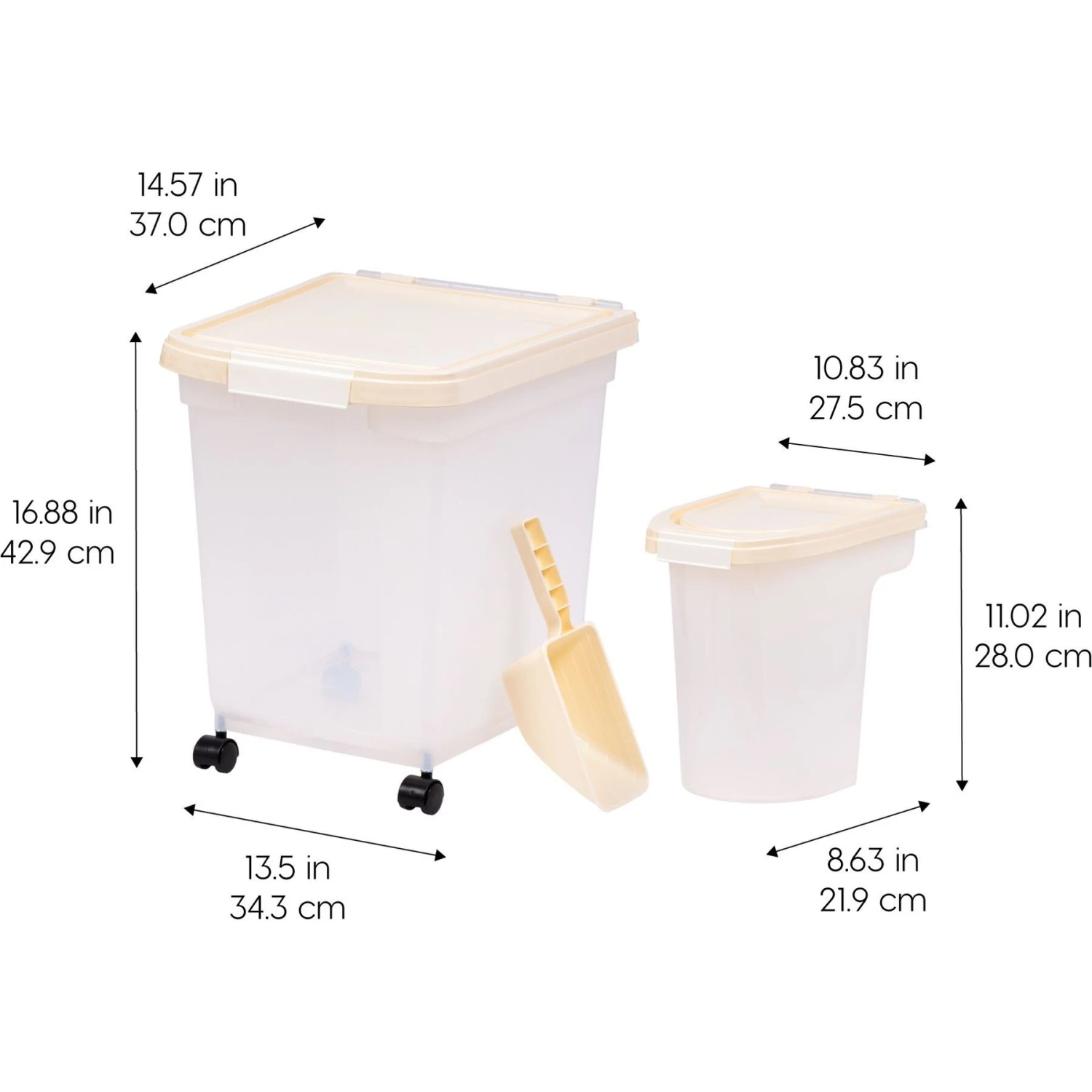 IRIS WeatherPro Airtight 3-Piece Food Storage Container 4 IRIS WeatherPro Airtight 3-Piece Food Storage Container - Image 2