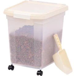 IRIS WeatherPro Airtight 3-Piece Food Storage Container 18 IRIS WeatherPro Airtight 3-Piece Food Storage Container -Dog Supplies 899638 PT7. AC SS1800 V1698860674