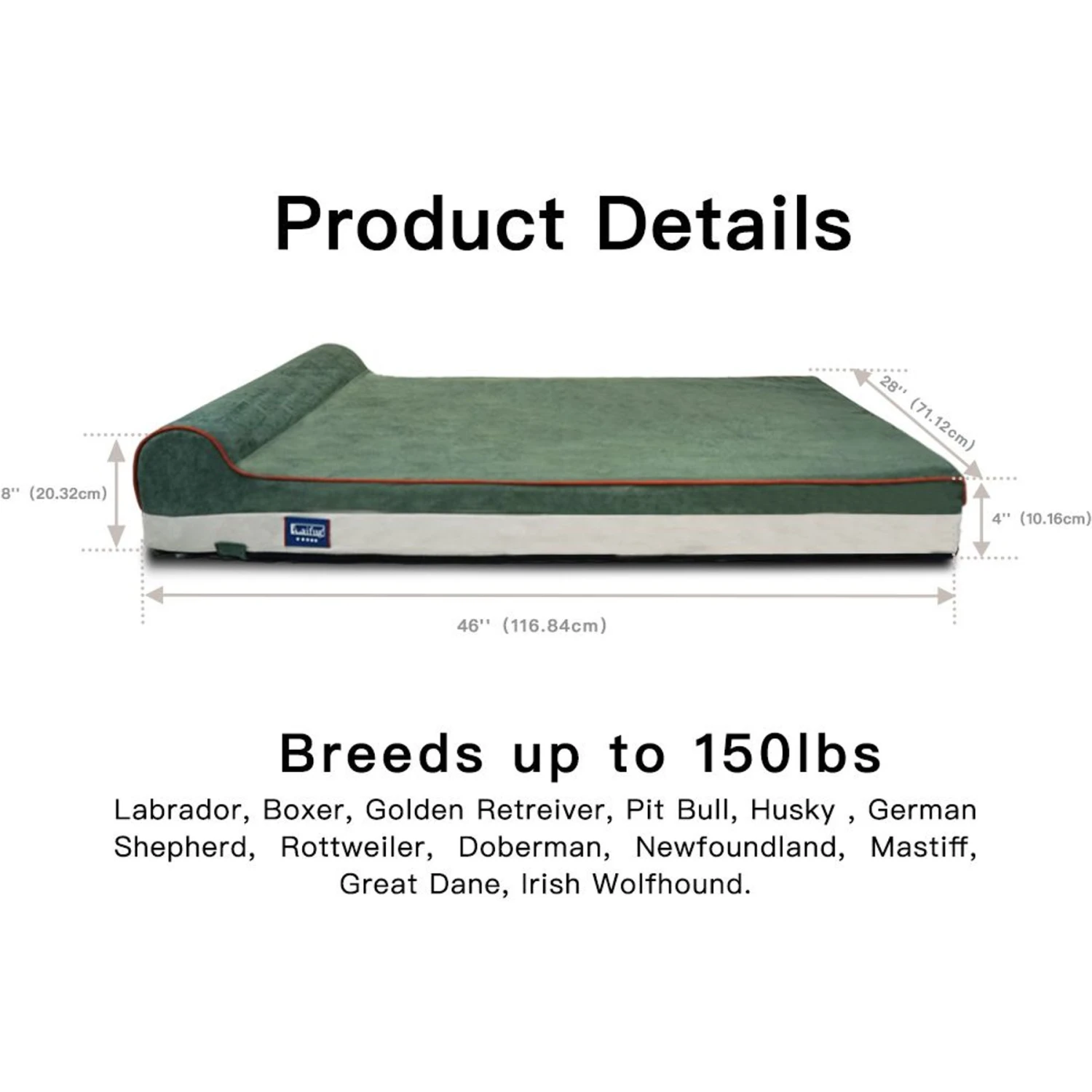 LaiFug Single Pillow Dog Bed 4 LaiFug Single Pillow Dog Bed - Image 2