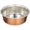 Neater Pets Brands Decorative Hammered Dog & Cat Bowl -Dog Supplies 909350 MAIN. AC SS1800 V1688579677