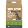 Petkin Doo-Over Dog Pee Pads, 20.8 X 20.8-in, 50 Count, Unscented -Dog Supplies 918334 MAIN. AC SS1800 V1690550388