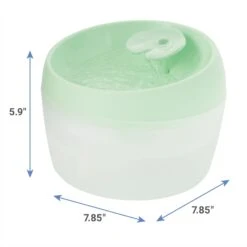 Frisco Whimsical Leaf Round Dog & Cat Fountain & Frisco Pet Fountain Replacement Filters -Dog Supplies 933558 PT2. AC SS1800 V1692305202