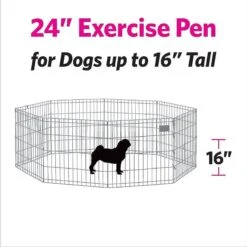 MidWest Wire Dog Exercise Pen With Step-Thru Door, Black E-Coat & MidWest Exercise Pen Top Fabric Mesh Sunscreen Accessory, Square Configuration, Black 13 MidWest Wire Dog Exercise Pen With Step-Thru Door, Black E-Coat & MidWest Exercise Pen Top Fabric Mesh Sunscreen Accessory, Square Configuration, Black -Dog Supplies 939350 PT2. AC SS1800 V1691785892