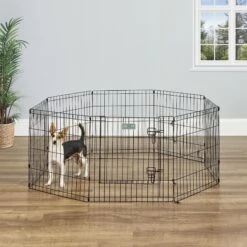 MidWest Wire Dog Exercise Pen With Step-Thru Door, Black E-Coat & MidWest Exercise Pen Top Fabric Mesh Sunscreen Accessory, Square Configuration, Black 14 MidWest Wire Dog Exercise Pen With Step-Thru Door, Black E-Coat & MidWest Exercise Pen Top Fabric Mesh Sunscreen Accessory, Square Configuration, Black -Dog Supplies 939350 PT3. AC SS1800 V1691785892