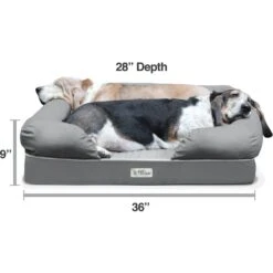 PetFusion Ultimate Lounge Memory Foam Bolster Cat & Dog Bed With Removable Cover 19 PetFusion Ultimate Lounge Memory Foam Bolster Cat & Dog Bed With Removable Cover -Dog Supplies 94243 PT8. AC SS1800 V1539266519