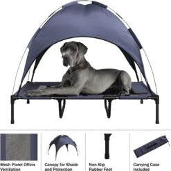 Pet Adobe Elevated Canopy Dog Bed -Dog Supplies 944486 PT4. AC SS1800 V1694022900