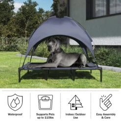 Pet Adobe Elevated Canopy Dog Bed -Dog Supplies 944486 PT5. AC SS1800 V1694022957