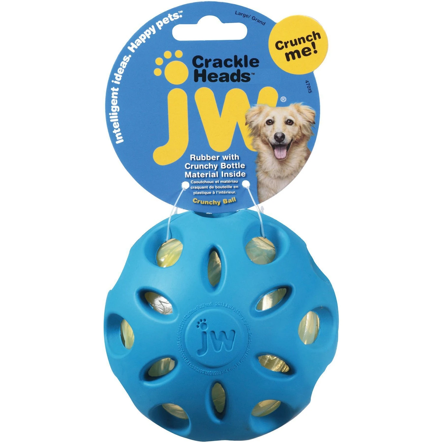 As Seen On TV Wobble Wag Giggle Ball Dog Toy & JW Pet Crackle Heads Ball Dog Toy, Color Varies 8 As Seen On TV Wobble Wag Giggle Ball Dog Toy & JW Pet Crackle Heads Ball Dog Toy, Color Varies - Image 6
