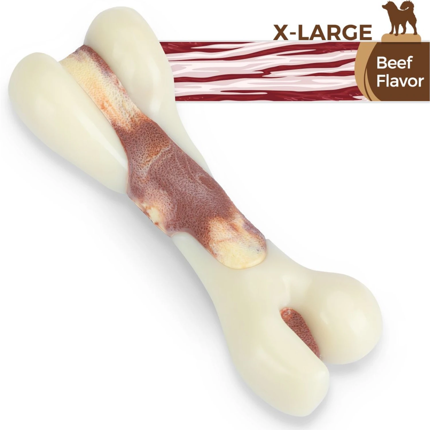 Tikaton Beef Flavored Dog Chew Toy 3 Tikaton Beef Flavored Dog Chew Toy